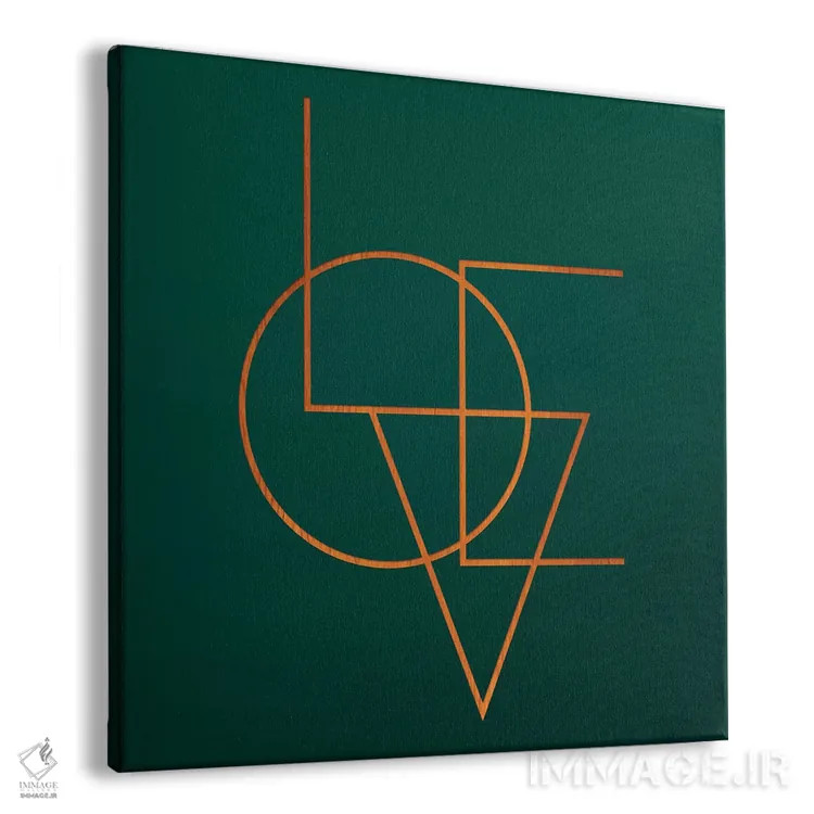 تابلو عشق سبز اثر دانیلو د آلکساندریا - نمای پرسپکتیو محصول