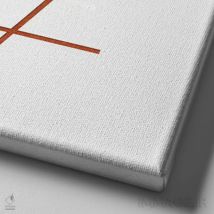 تابلو عشق سفید اثر دانیلو د آلکساندریا - نمای نزدیک بافت بوم