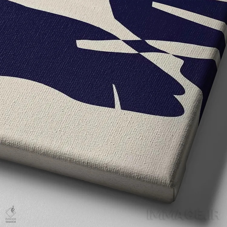 تابلو هنر برگ هفده اثر دانیلو د آلکساندریا - نمای نزدیک بافت بوم