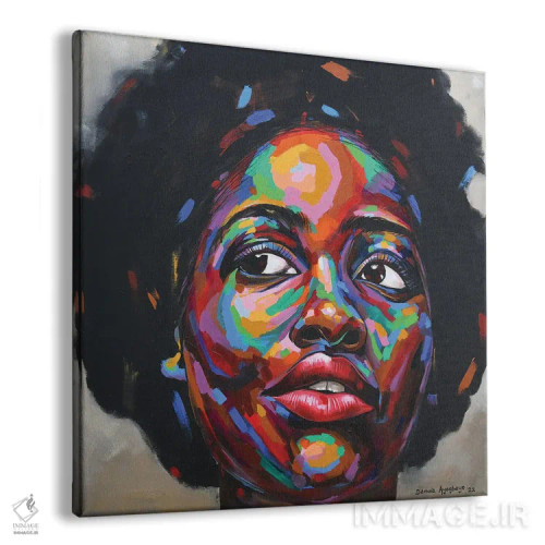 تابلو نگاهی فراتر IV اثر دامولا آیگبایو - نمای پرسپکتیو محصول