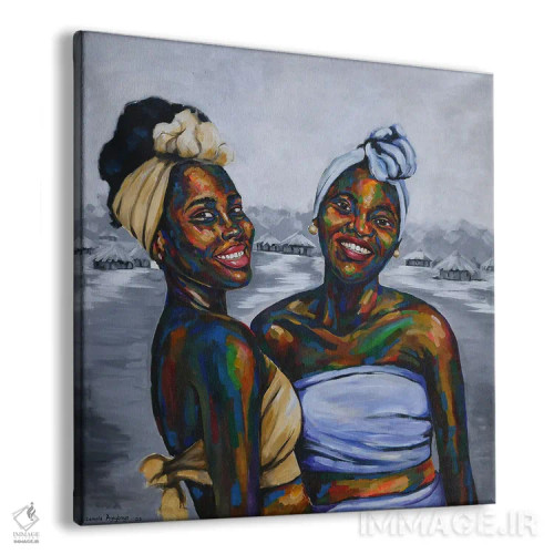 تابلو درون دیگ سیاه اثر دامولا آیگبایو - نمای پرسپکتیو محصول