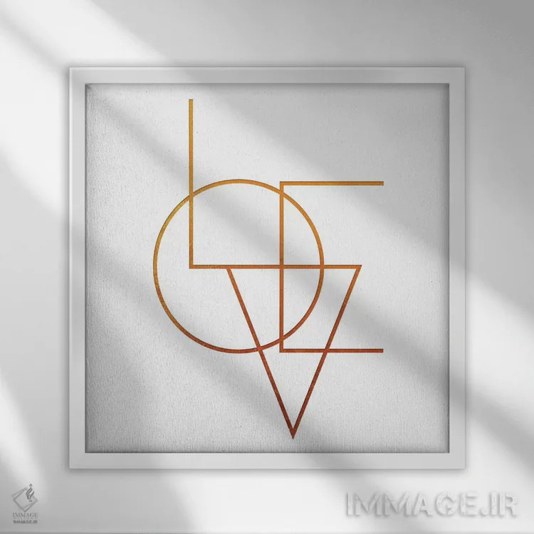 تابلو عشق سفید اثر دانیلو د آلکساندریا - نمای قابدار سفید