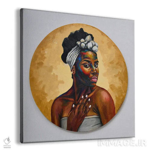 تابلو انییان (انسان) VIII اثر دامولا آیگبایو - نمای پرسپکتیو محصول