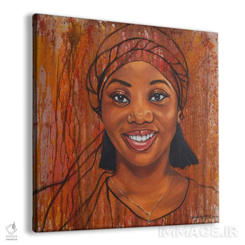 تابلو افتخار سیاه VII اثر دامولا آیگبایو - نمای پرسپکتیو محصول