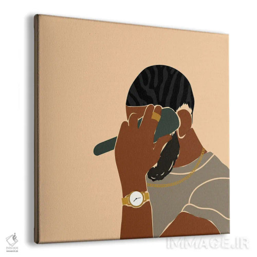 تابلو موجها اثر دومونیک براون - نمای پرسپکتیو محصول