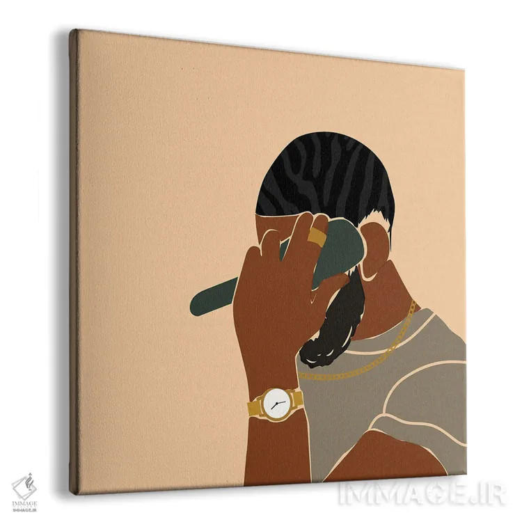 تابلو موجها اثر دومونیک براون - نمای پرسپکتیو محصول