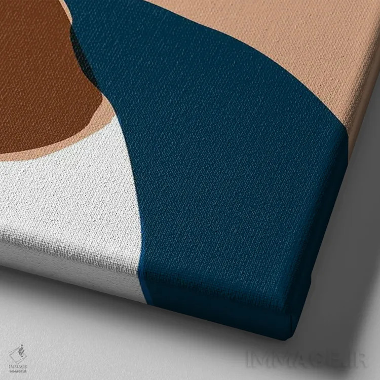 تابلو استیسی آبرامز اثر دومونیک براون - نمای نزدیک بافت بوم