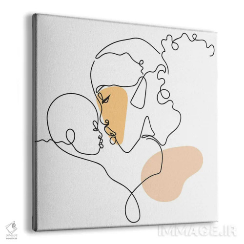 تابلو عشق مادرانه اثر دومونیک براون - نمای پرسپکتیو محصول