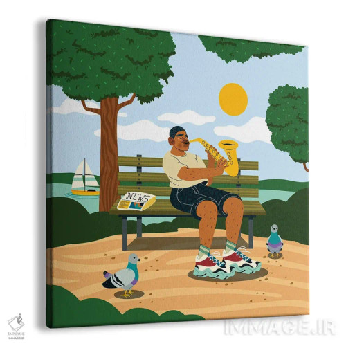 تابلو سونات پارک اثر دومونیک براون - نمای پرسپکتیو محصول