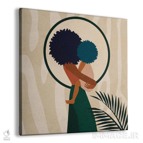 تابلو در خانه بمان شماره ۳ اثر دومونیک براون - نمای پرسپکتیو محصول