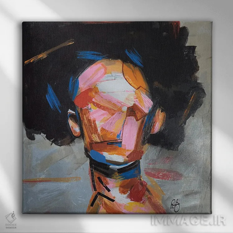 تابلو تونی خفن اثر دومونیک براون - نمای روبهرو روی دیوار