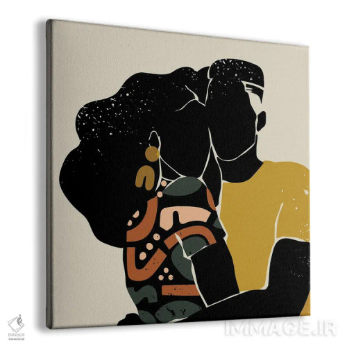 تابلو عشق سیاه اثر دومونیک براون - نمای پرسپکتیو محصول