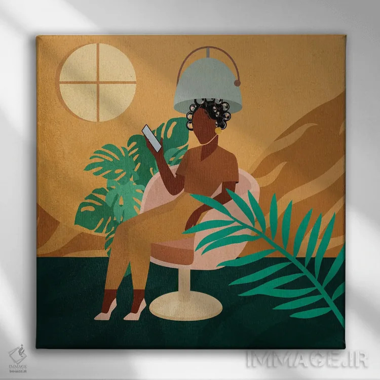 تابلو سالن شماره ۳ اثر دومونیک براون - نمای روبهرو روی دیوار