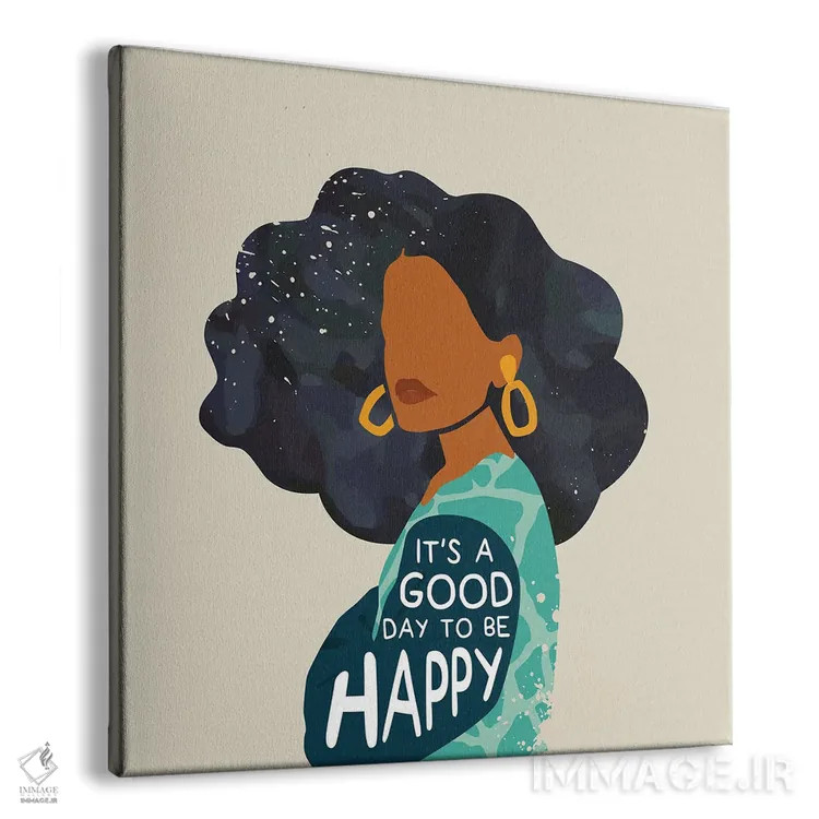 تابلو شاد باش اثر دومونیک براون - نمای پرسپکتیو محصول