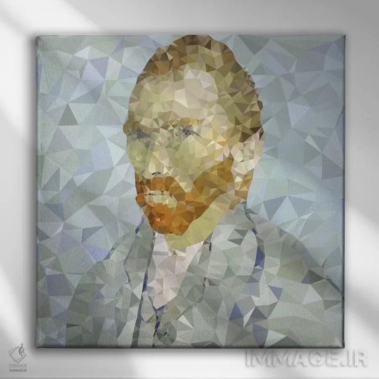 تابلو ونسان (نسخه دیجیتالی شده) اثر فایو بای فایو کالکتیو - نمای روبهرو روی دیوار