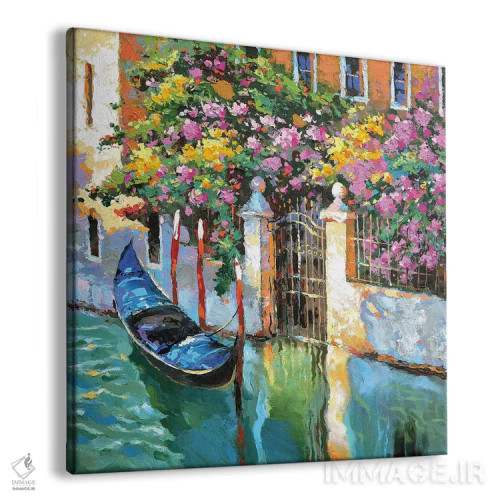 تابلو گوندولا تنها اثر دمیتری اسپیروس - نمای پرسپکتیو محصول