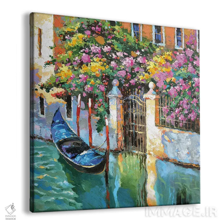 تابلو گوندولا تنها اثر دمیتری اسپیروس - نمای پرسپکتیو محصول