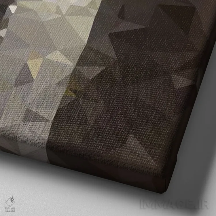 تابلو گوتیک آمریکایی (نسخه دیجیتالی شده) اثر فایو بای فایو کالکتیو - نمای نزدیک بافت بوم