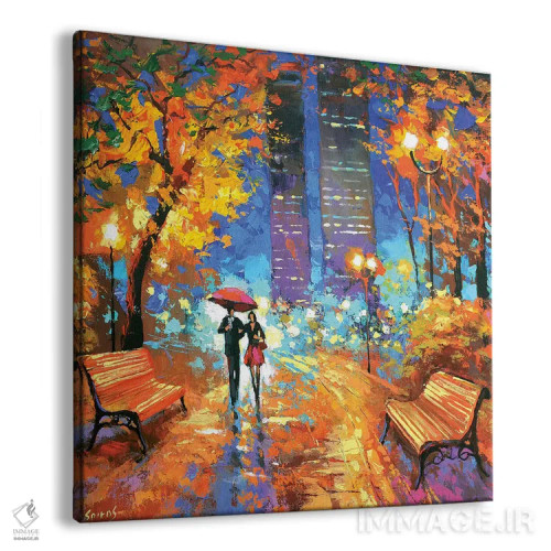 تابلو عطر شبانه اثر دمیتری اسپیروس - نمای پرسپکتیو محصول