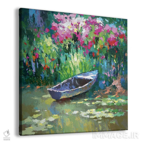 تابلو حوضچه قدیمی اثر دمیتری اسپیروس - نمای پرسپکتیو محصول