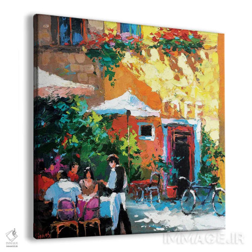 تابلو میخانه قدیمی اثر دمیتری اسپیروس - نمای پرسپکتیو محصول