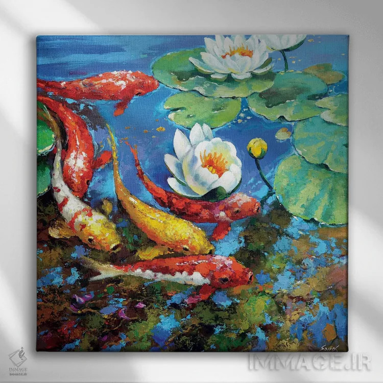 تابلو پره بازتابی اثر دمیتری اسپیروس - نمای روبهرو روی دیوار