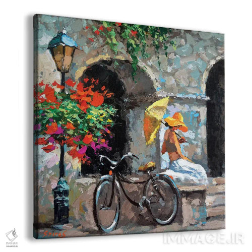 تابلو در انتظار تو اثر دمیتری اسپیروس - نمای پرسپکتیو محصول