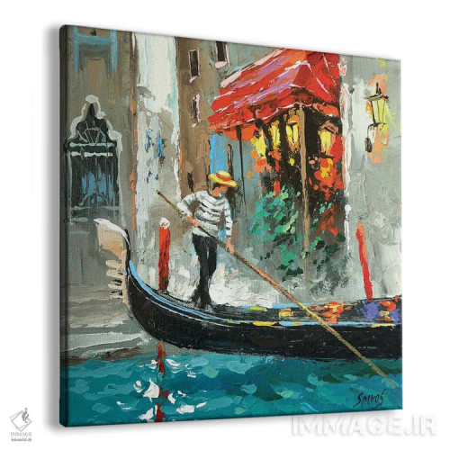 تابلو آوای بارکارول اثر دمیتری اسپیروس - نمای پرسپکتیو محصول