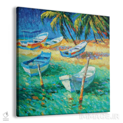 تابلو روز کاریبب (کارائیب) اثر دمیتری اسپیروس - نمای پرسپکتیو محصول