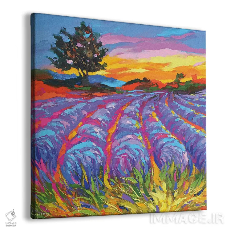 تابلو عصر در توسکانی (ایتالیا) اثر دمیتری اسپیروس - نمای پرسپکتیو محصول