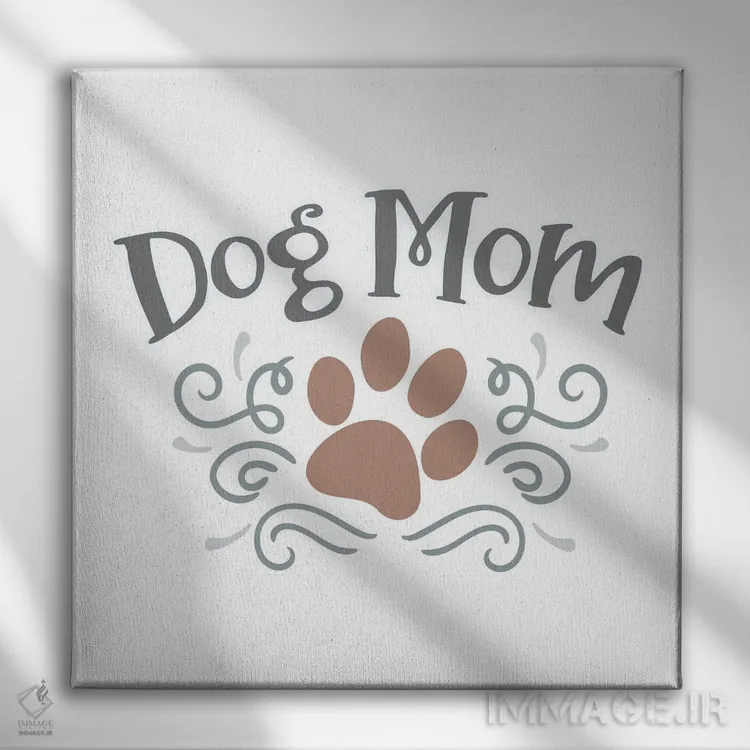 تابلو مادر سگ اثر دلورس ناسکرنت - نمای روبهرو روی دیوار