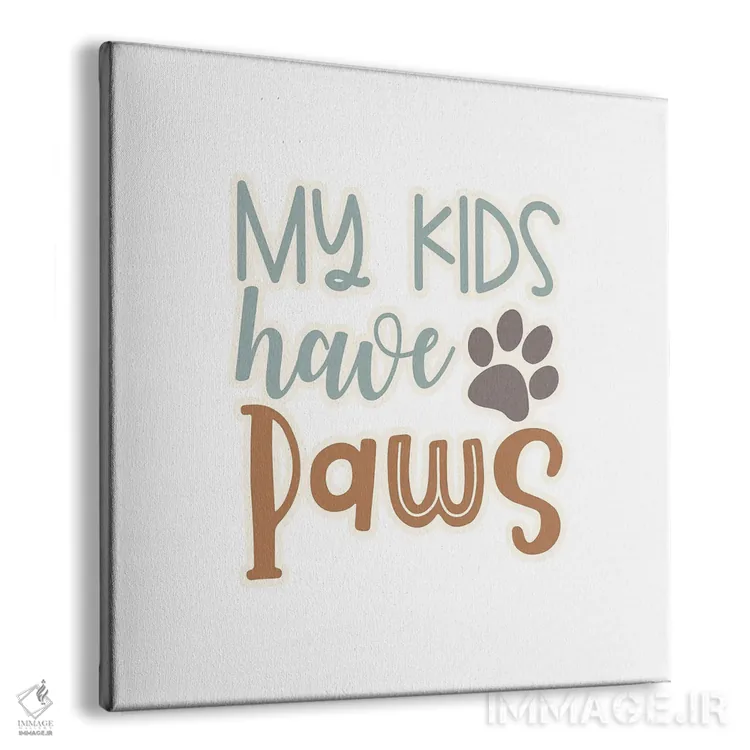 تابلو بچههای من پنجه دارند ۲ اثر دلورس ناسکرنت - نمای پرسپکتیو محصول