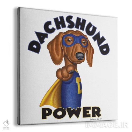 تابلو داشهوند ابرقهرمان پرقدرت اثر دنی گوردون - نمای پرسپکتیو محصول