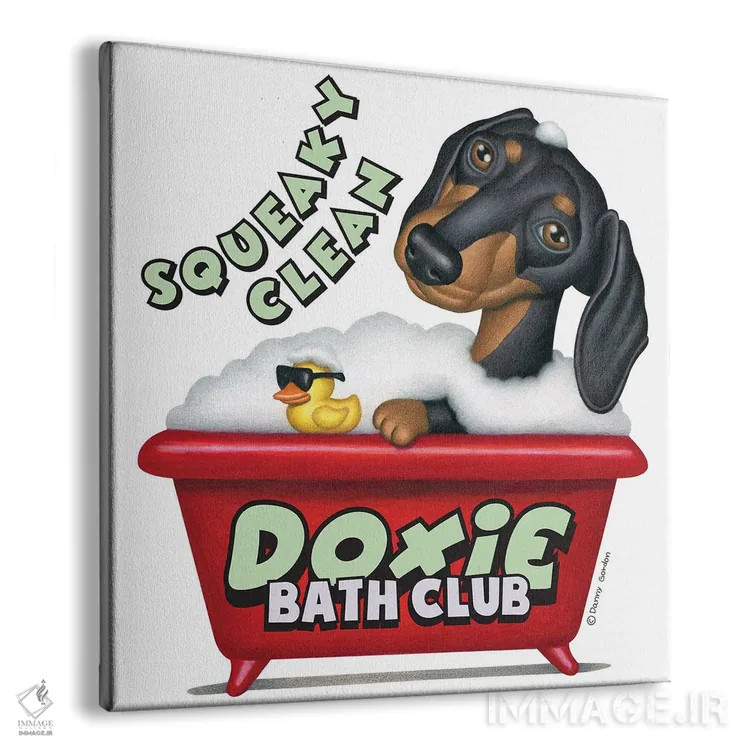 تابلو داشهوند سیاه تروتمیز اثر دنی گوردون - نمای پرسپکتیو محصول