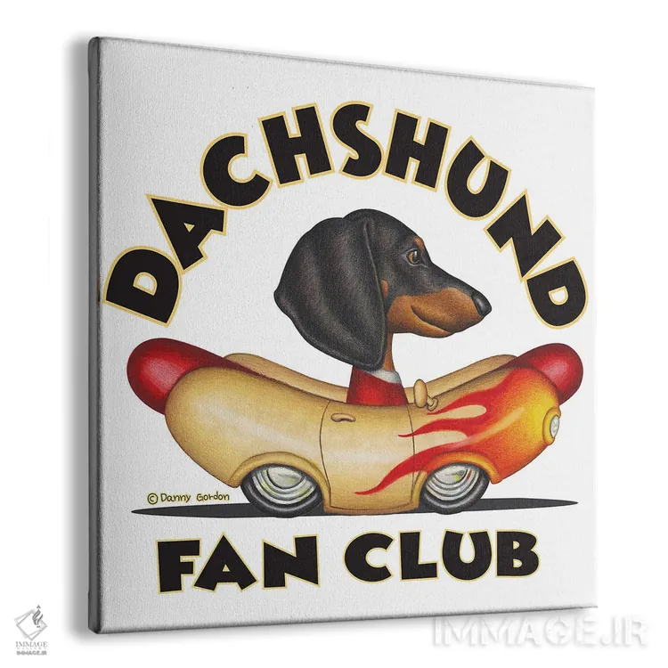 تابلو باشگاه هواداران خودروی وینر داشهوند سیاه اثر دنی گوردون - نمای پرسپکتیو محصول