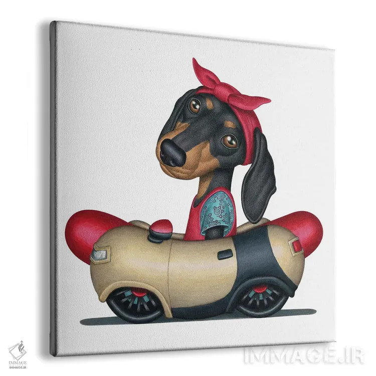 تابلو داشهوند پایپر در خودروی هاتداگ اثر دنی گوردون - نمای پرسپکتیو محصول