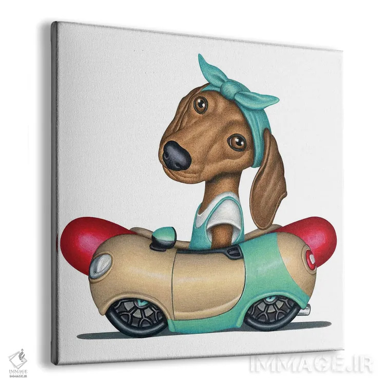 تابلو داشهوند بئاتریس در خودروی هاتداگ اثر دنی گوردون - نمای پرسپکتیو محصول