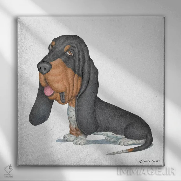 تابلو بیستهاوند اثر دنی گوردون - نمای روبهرو روی دیوار