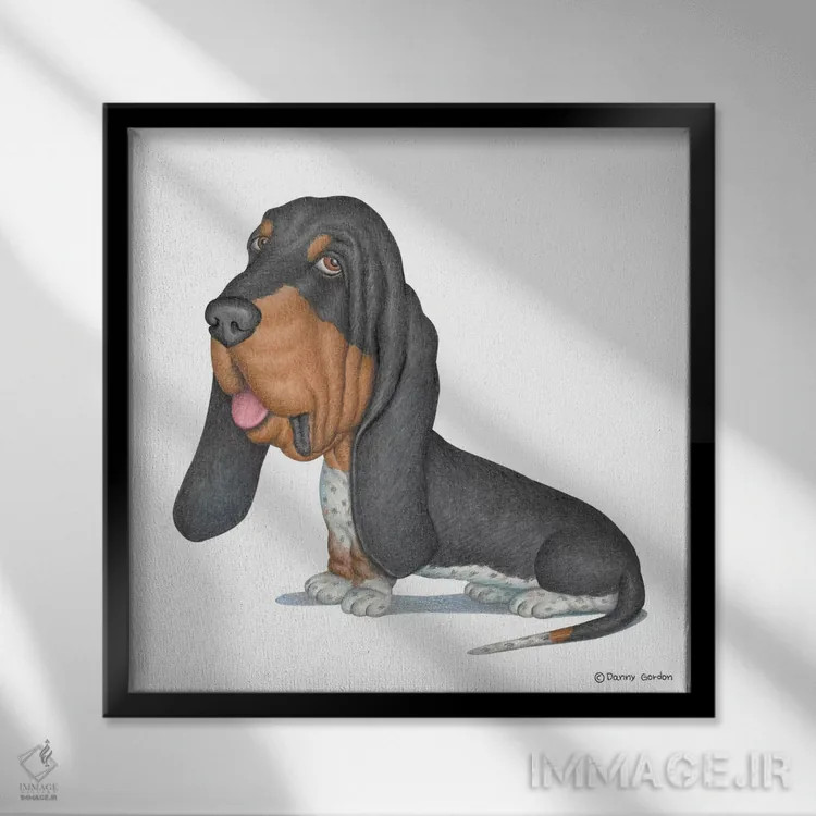 تابلو بیستهاوند اثر دنی گوردون - نمای قابدار مشکی