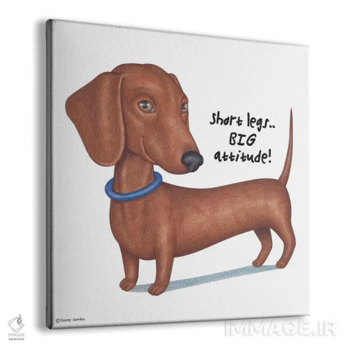 تابلو داشهوند با شخصیت بزرگ اثر دنی گوردون - نمای پرسپکتیو محصول