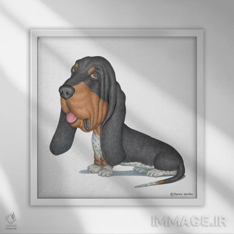 تابلو بیستهاوند اثر دنی گوردون - نمای قابدار سفید