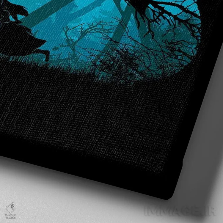 تابلو گربهٔ دیوانهٔ من اثر دانی آرت (نام هنرمند یا استودیو) - نمای نزدیک بافت بوم