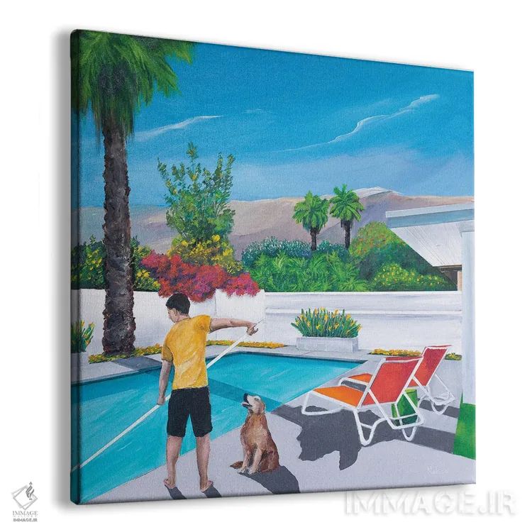 تابلو پسر استخر اثر دن نلسون - نمای پرسپکتیو محصول