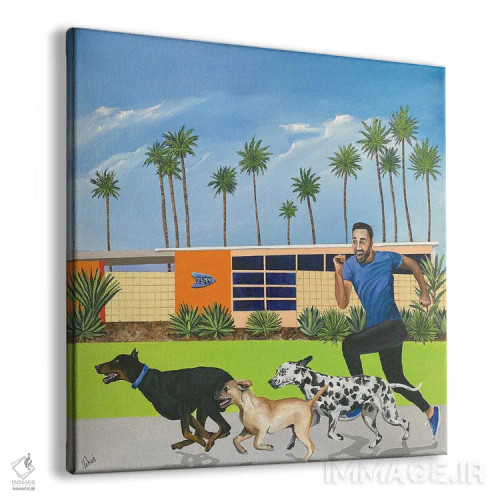 تابلو مسابقه اثر دن نلسون - نمای پرسپکتیو محصول