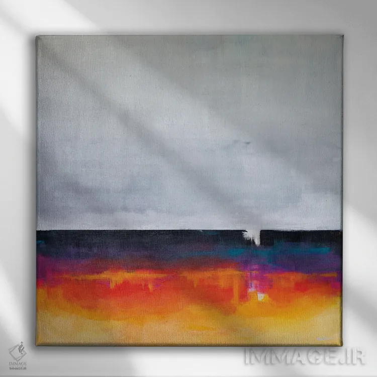 تابلو خودنگاره اثر دن نلسون - نمای روبهرو روی دیوار