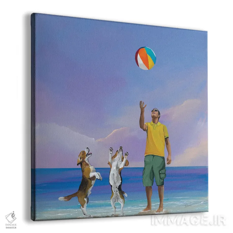 تابلو توپ ساحلی اثر دن نلسون - نمای پرسپکتیو محصول