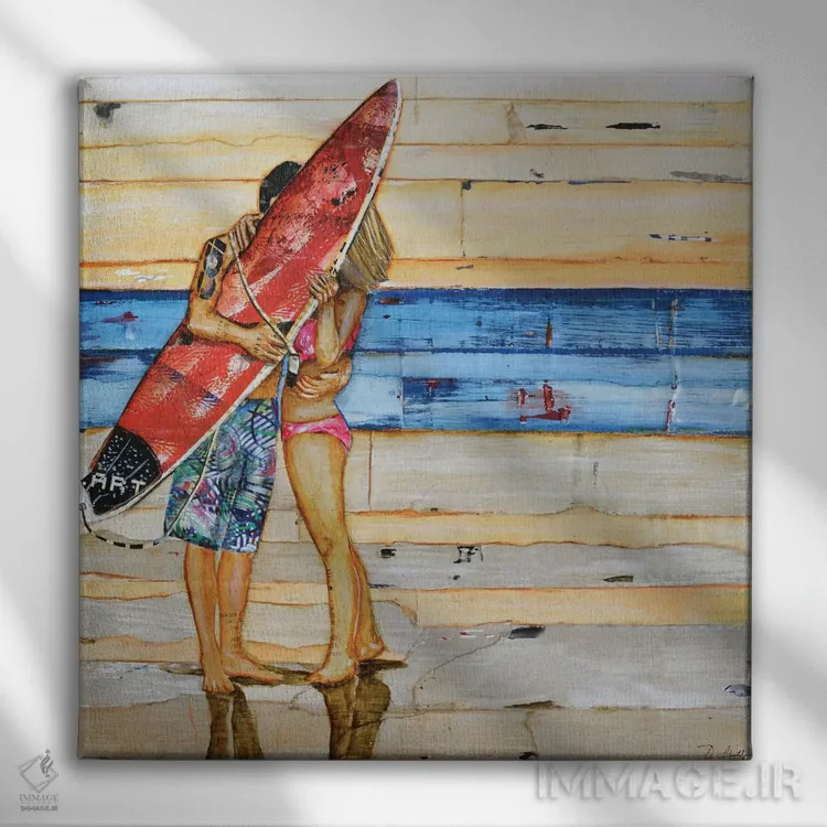 تابلو شاهد عینی، نه سگ اثر دنی فیلیپس - نمای روبهرو روی دیوار