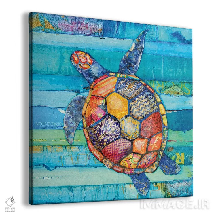 تابلو هونوی (لاکپشت دریایی هاوایی) اثر دنی فیلیپس - نمای پرسپکتیو محصول