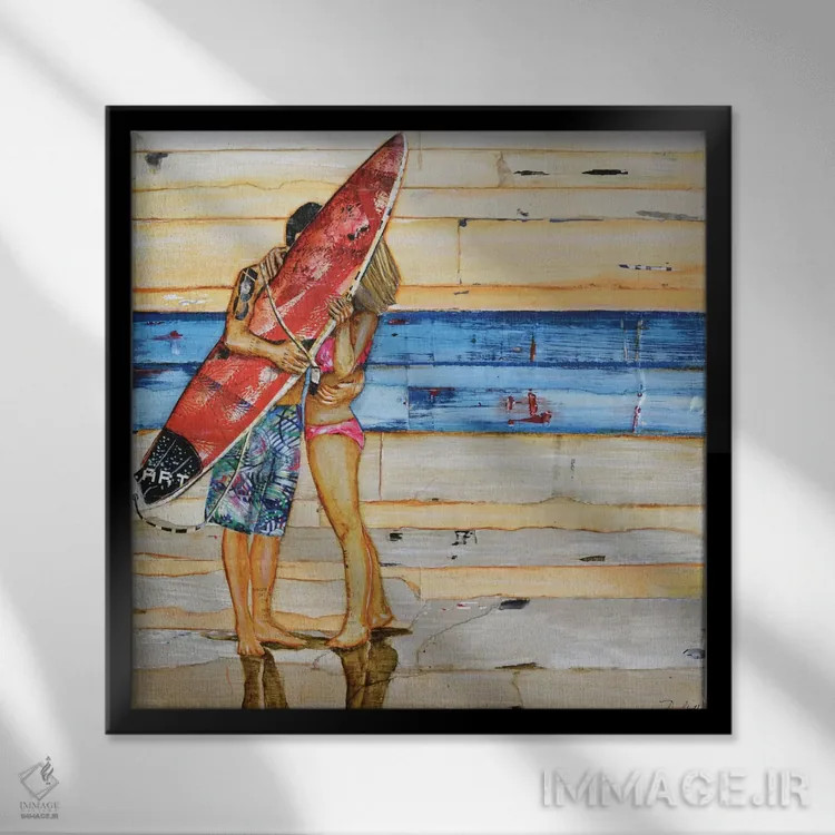 تابلو شاهد عینی، نه سگ اثر دنی فیلیپس - نمای قابدار مشکی