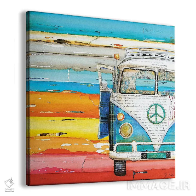 تابلو فرار از مدرسه اثر دنی فیلیپس - نمای پرسپکتیو محصول